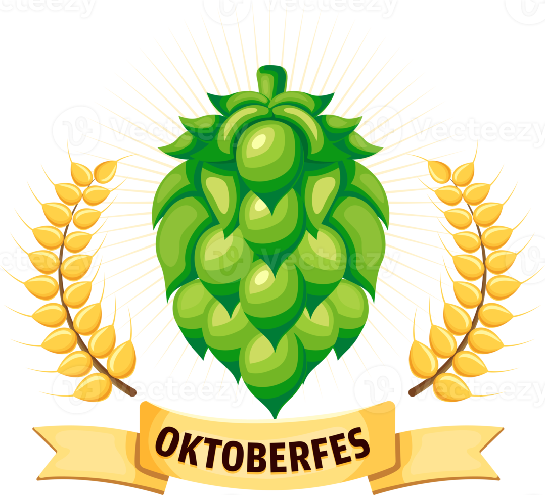 Delicate Oktoberfest elements png