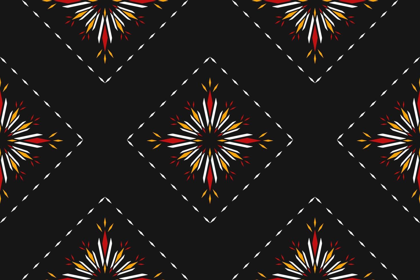 fondo de flor de mandala abstracto. patrón geométrico étnico sin fisuras tradicional. vector