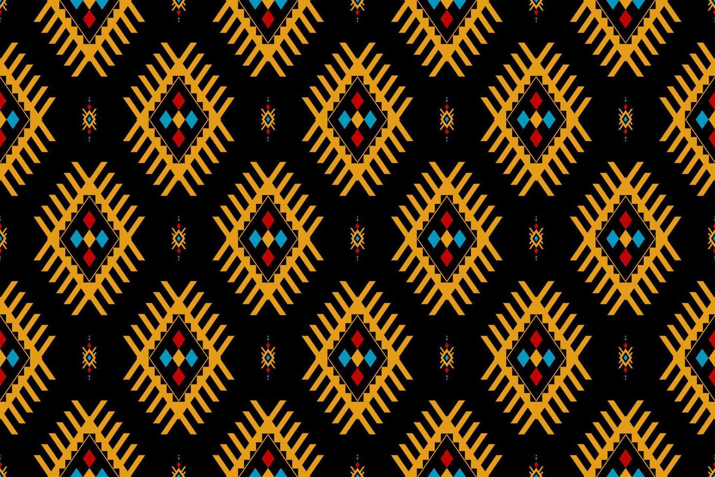 Geometric ethnic oriental seamless pattern traditional. vector