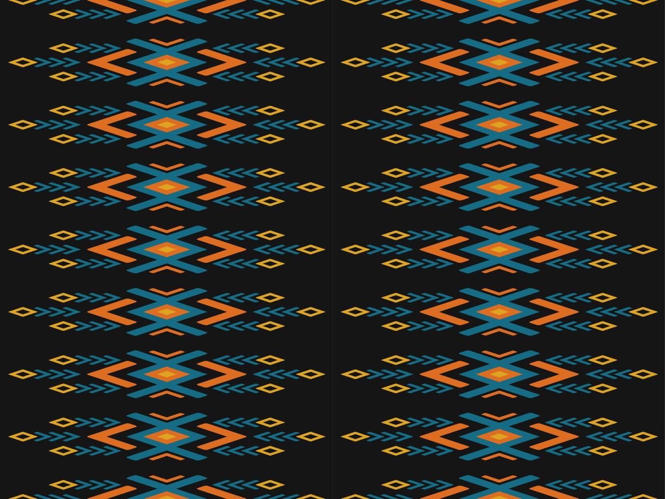 Geometric ethnic seamless pattern in tribal. vector