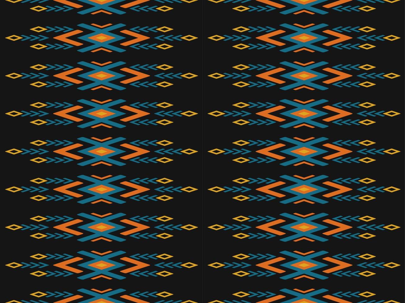 Geometric ethnic seamless pattern in tribal. vector