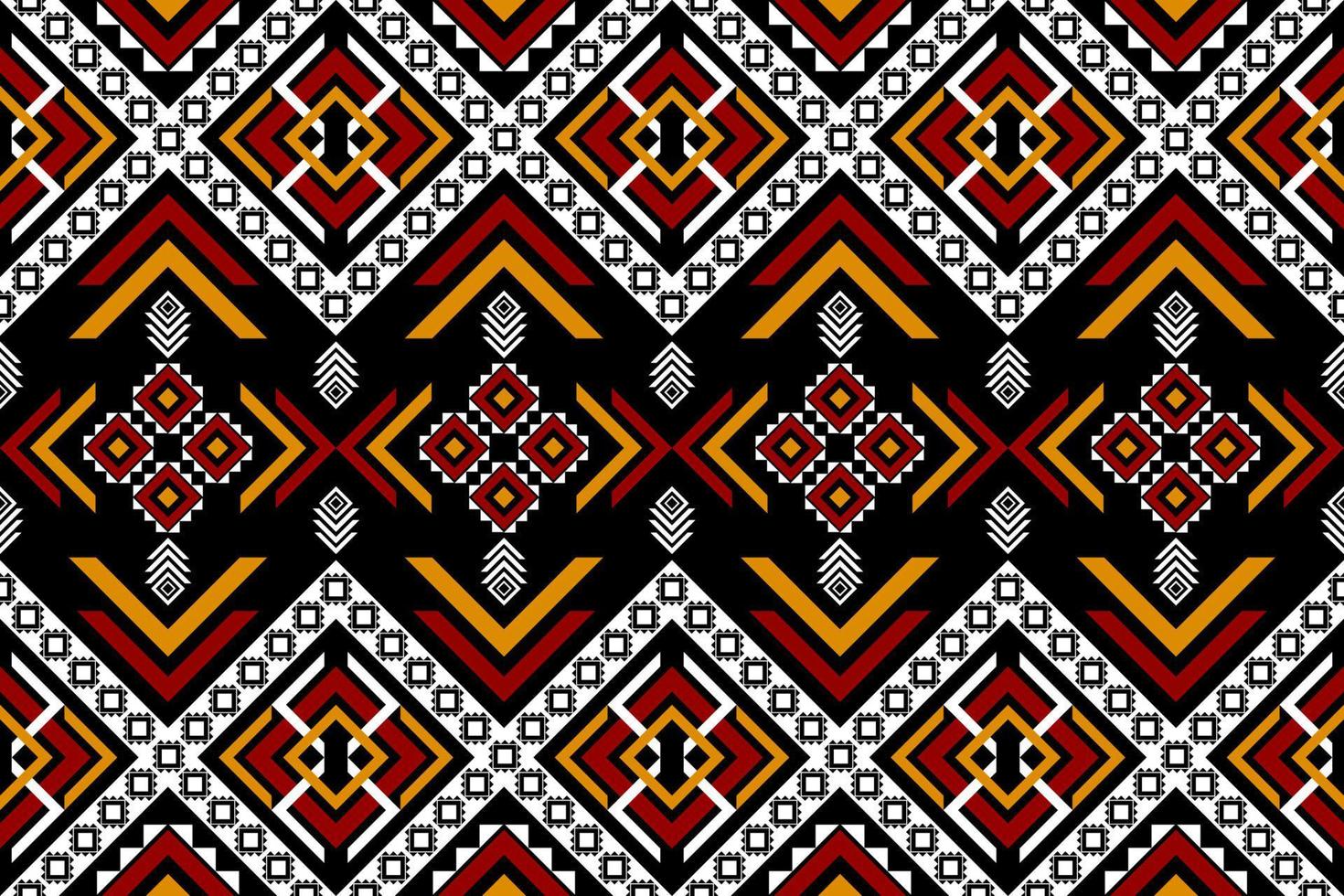 Geometric ethnic seamless pattern in tribal. Beautiful Aztec pattern art. vector