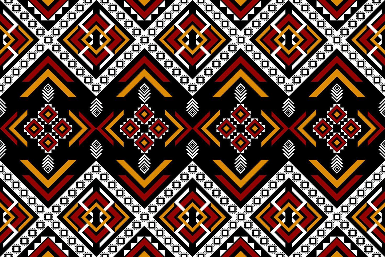 Geometric ethnic seamless pattern in tribal. Beautiful Aztec pattern art. vector