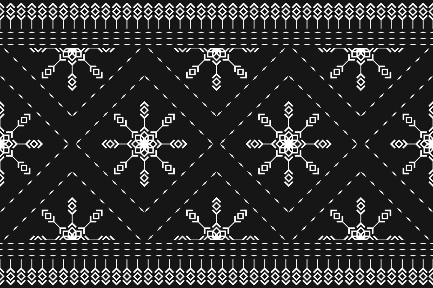 Geometric ethnic seamless pattern traditional. Abstract mandala flower background. vector