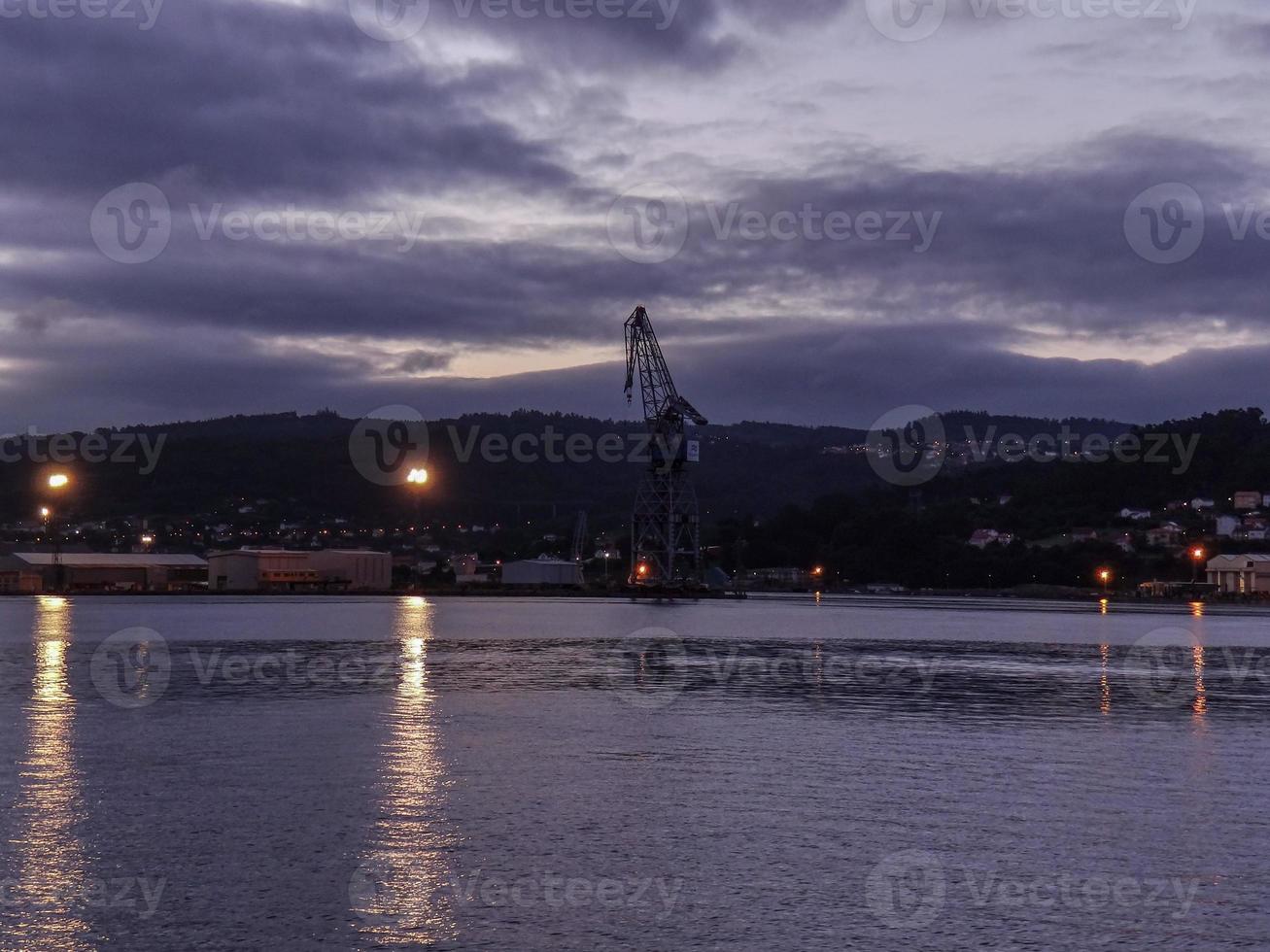 Sunrise in the Ferrol estuary photo