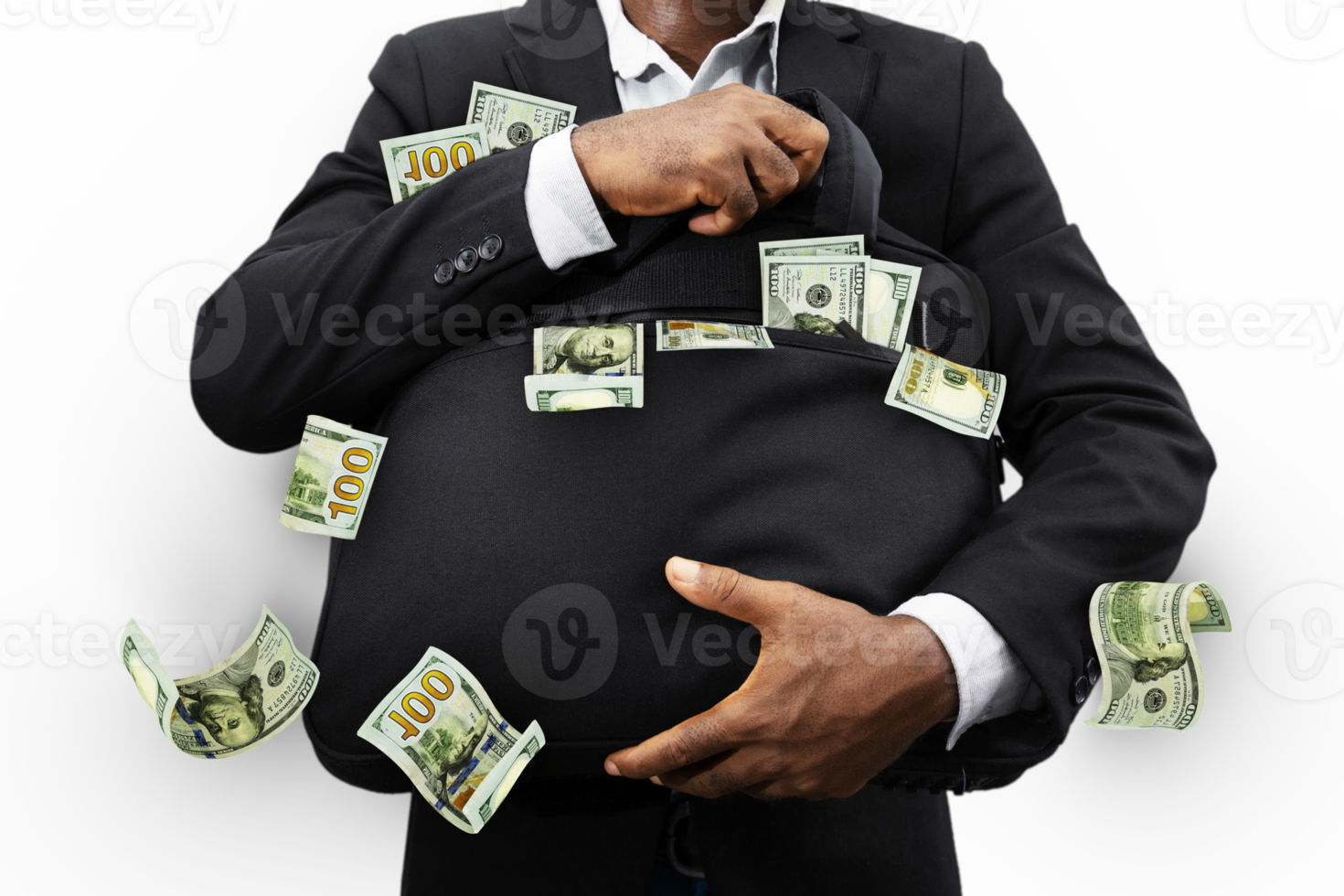 Empres rio Negro Segurando O Saco Preto Cheio De Notas De D lar empres-rio-negro-segurando-o-saco-preto-cheio-de-notas-de-d-lar
