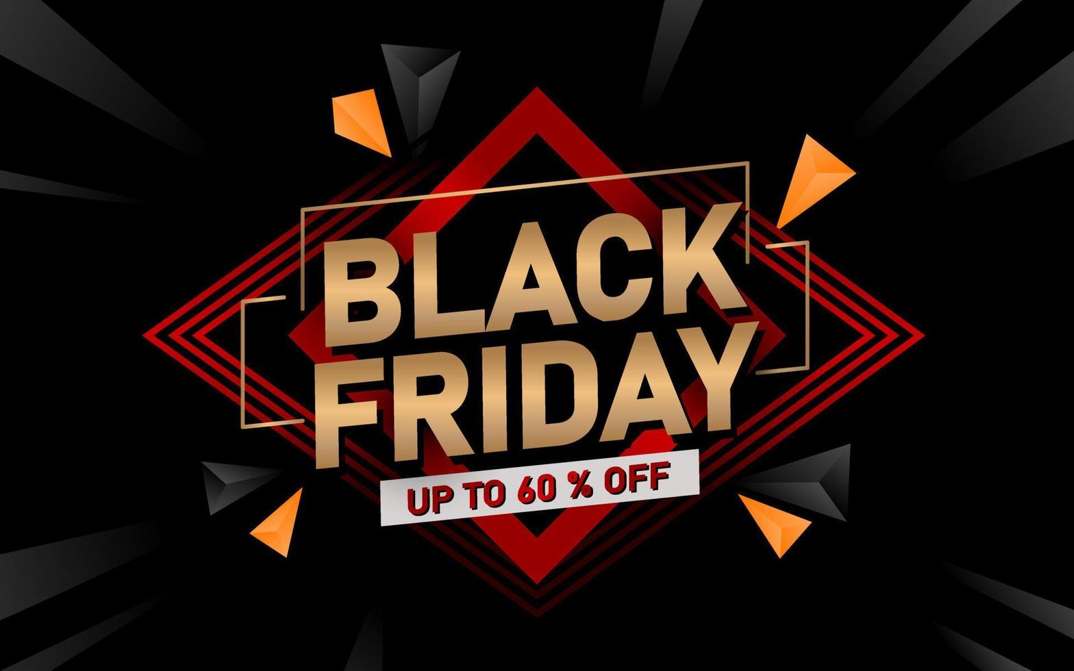 Modern Black Friday Sale Background vector