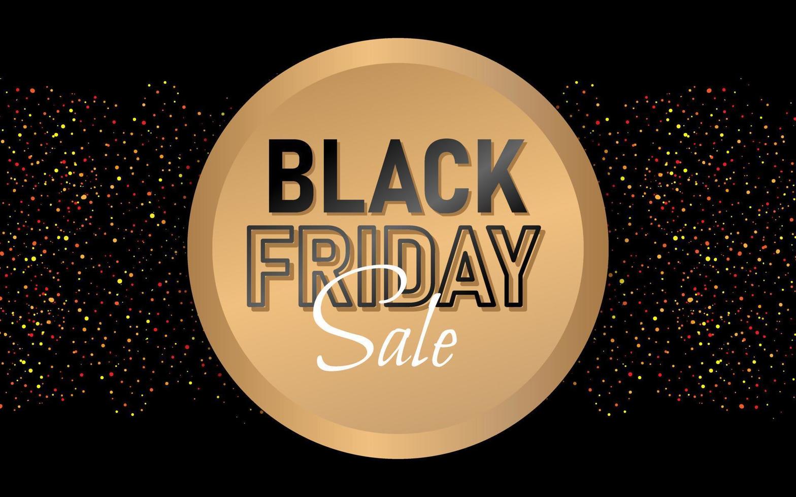 Black Friday Luxury Banner Template vector