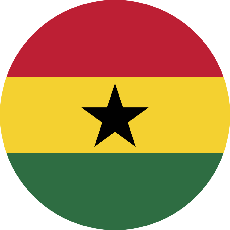 kreis flagge von ghana. png