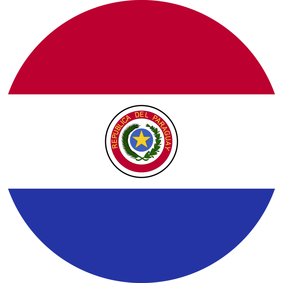bandera circular de paraguay. png
