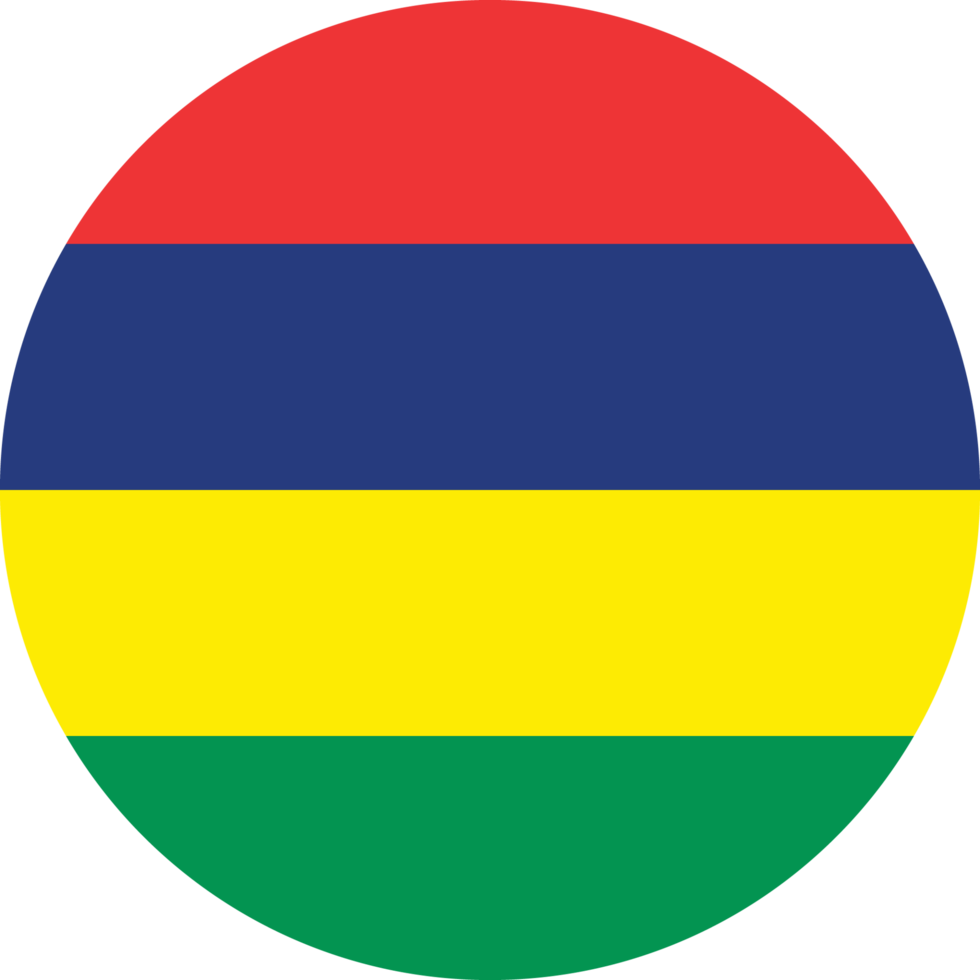 Circle flag of Mauritius. png