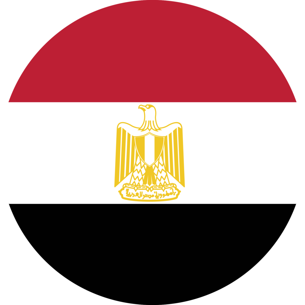 cerchio bandiera di Egitto. png