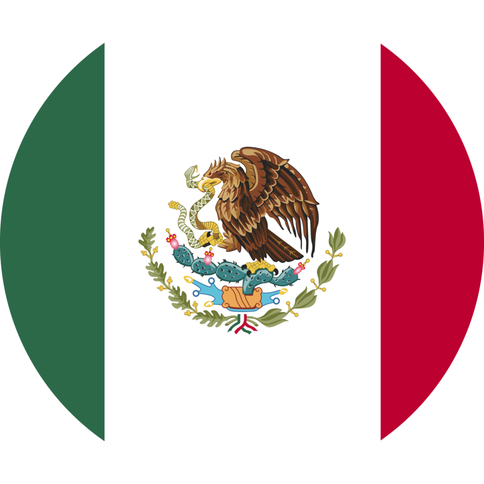 Circle flag of Mexico. png