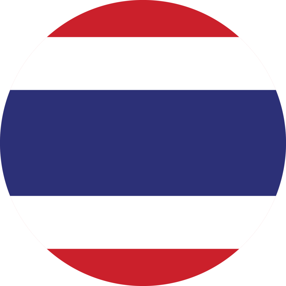 cerchio bandiera di Tailandia. png