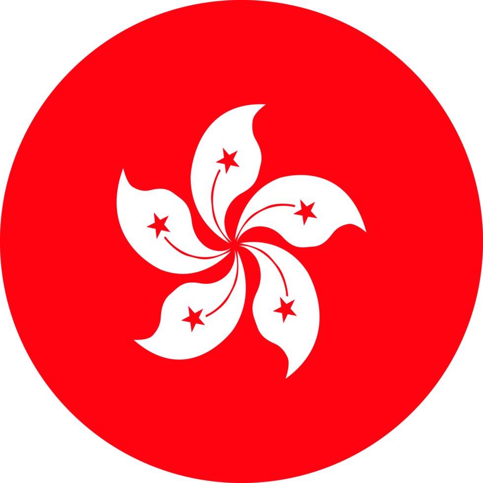 bandeira de círculo de hong kong. png