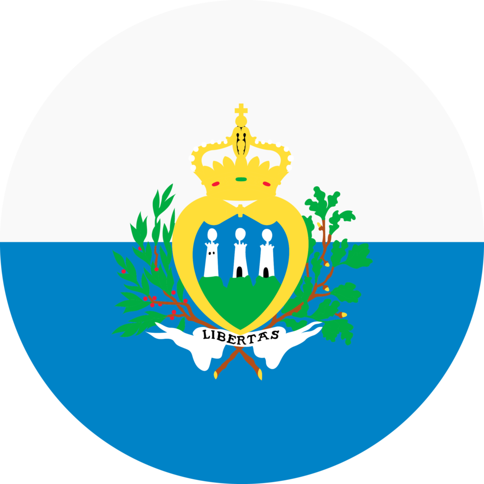 bandera circular de san marino. png