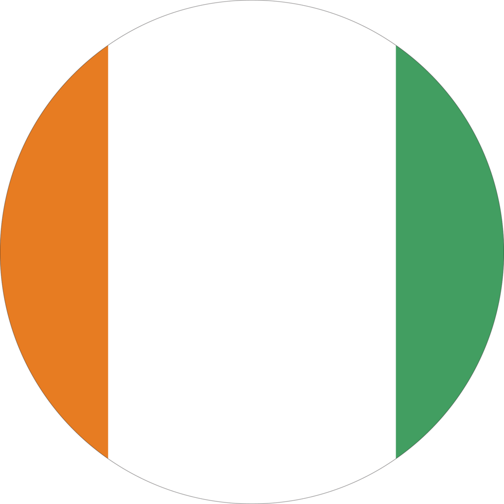 Circle flag of Cote d'Ivoire. png