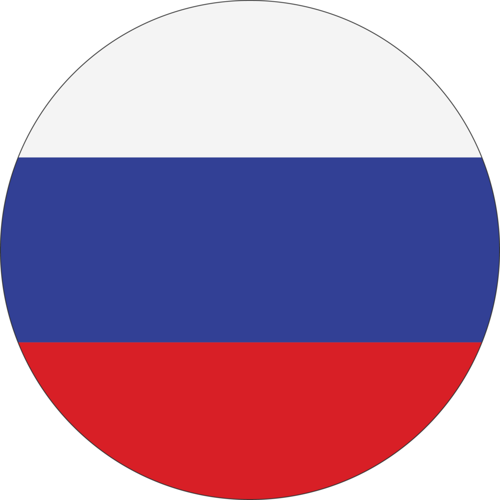 bandeira de círculo da rússia. png