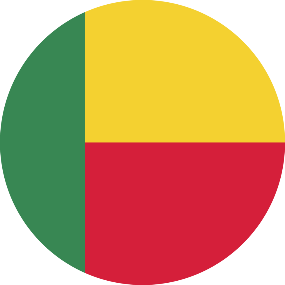 bandera circular de benin. png