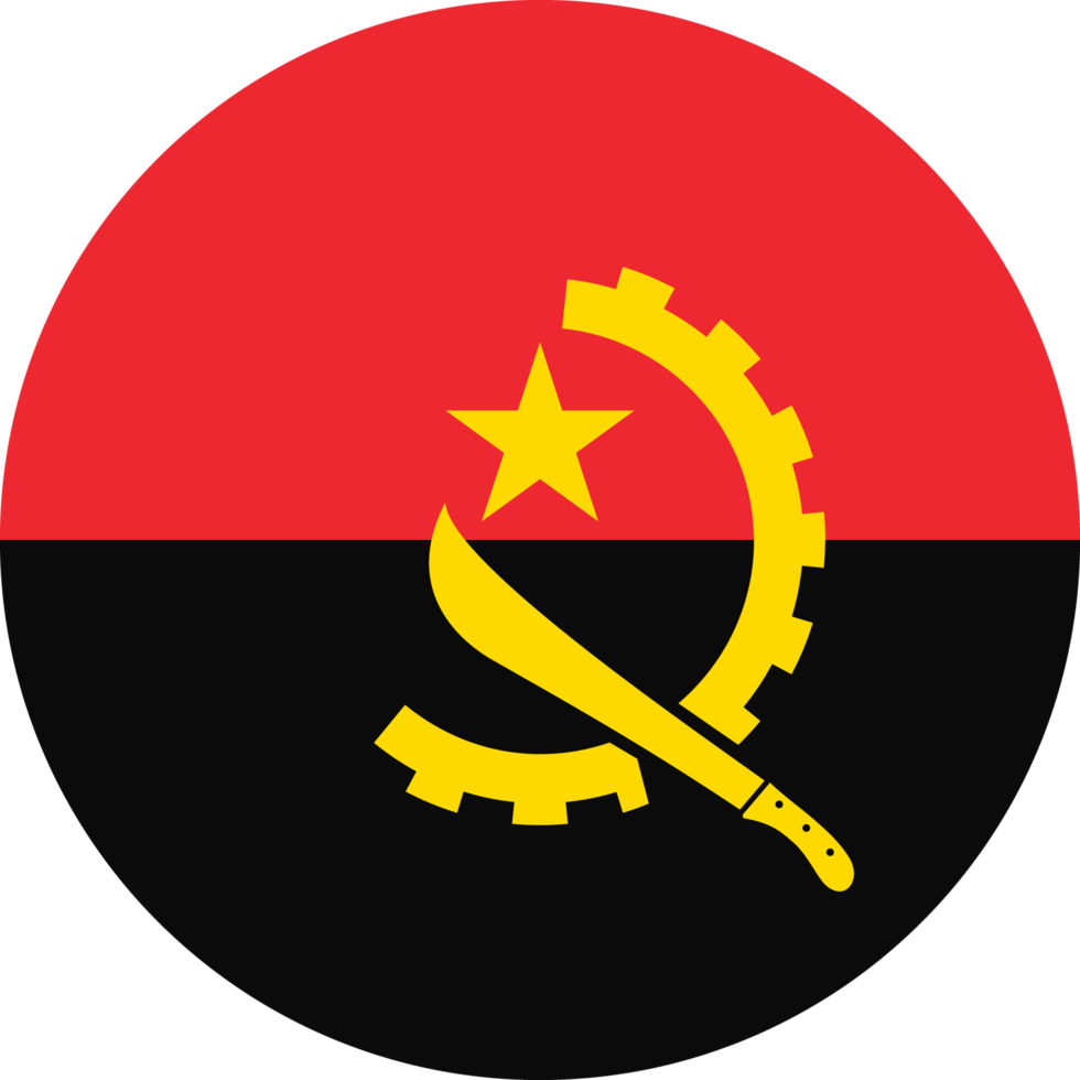 cerchio bandiera di angola. png