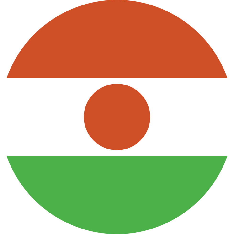 Circle flag of Niger. png