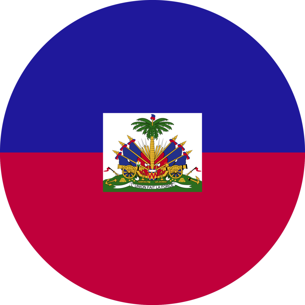 cirkel flagga av haiti. png