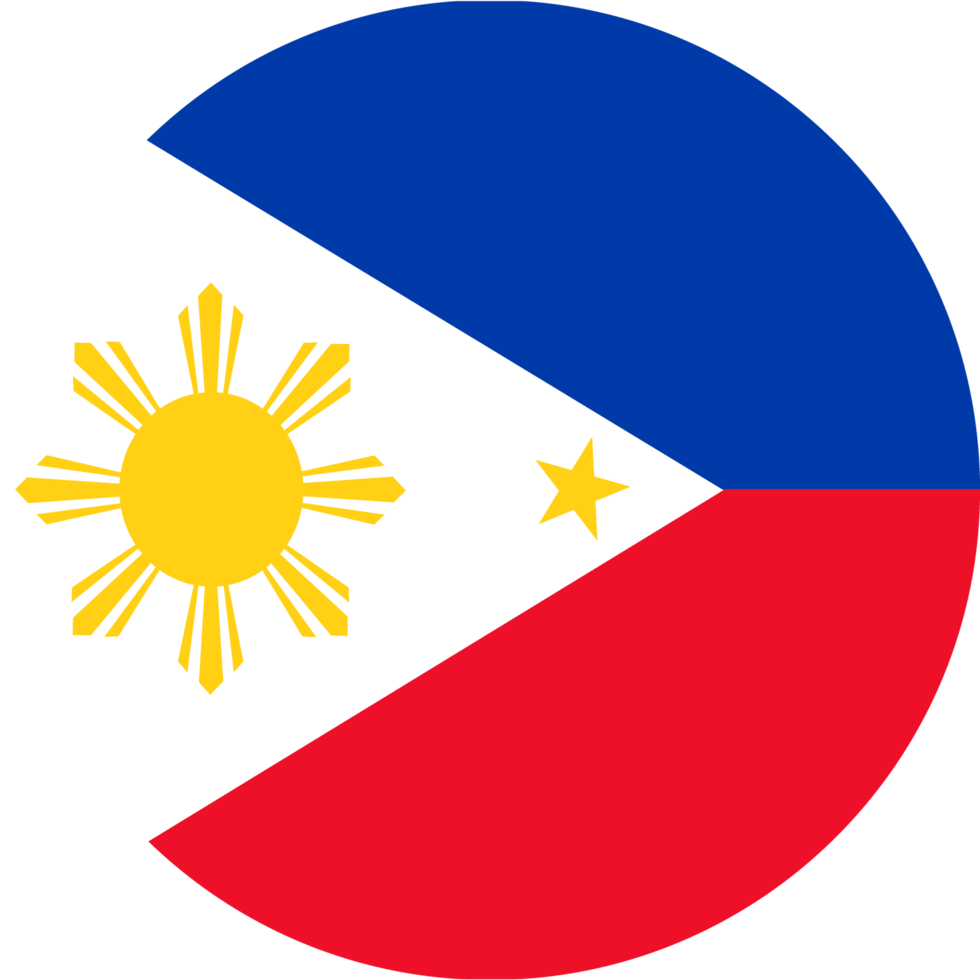 Circle flag of Philippines. png