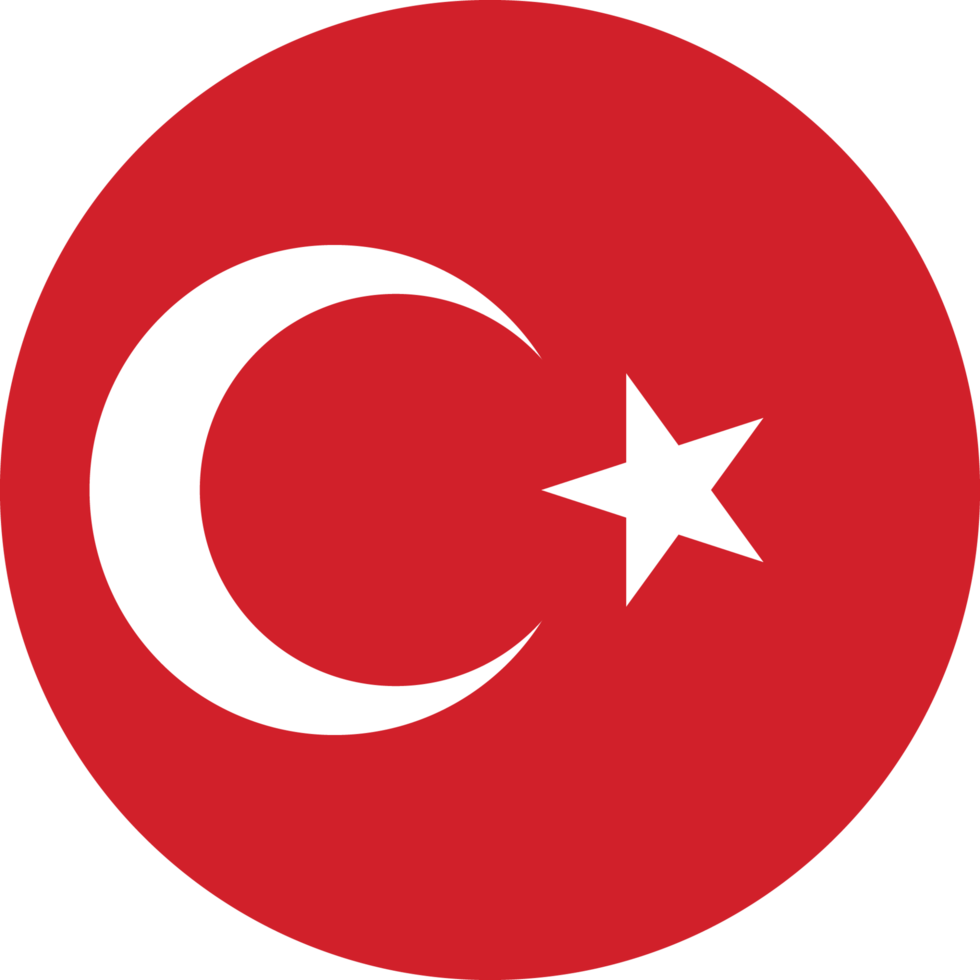 Circle flag of Turkey. png