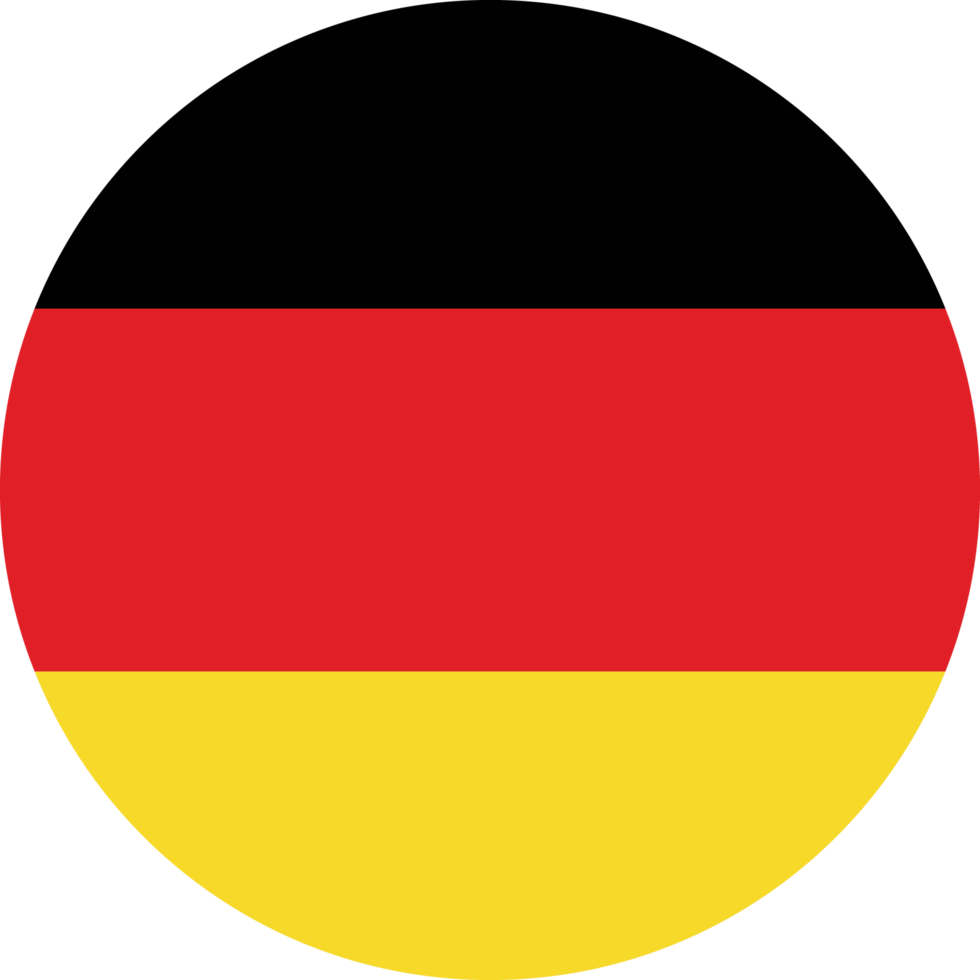 bandeira de círculo da Alemanha. png