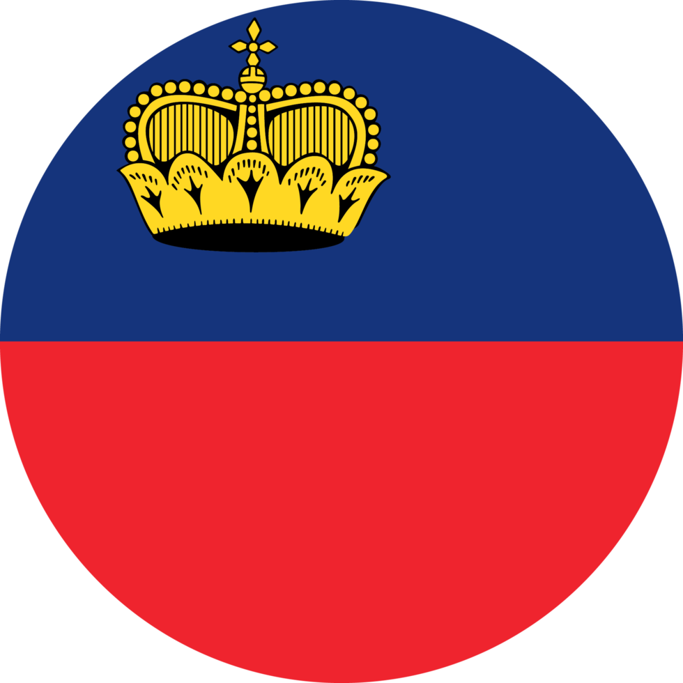 Circle flag of Liechtenstein. png