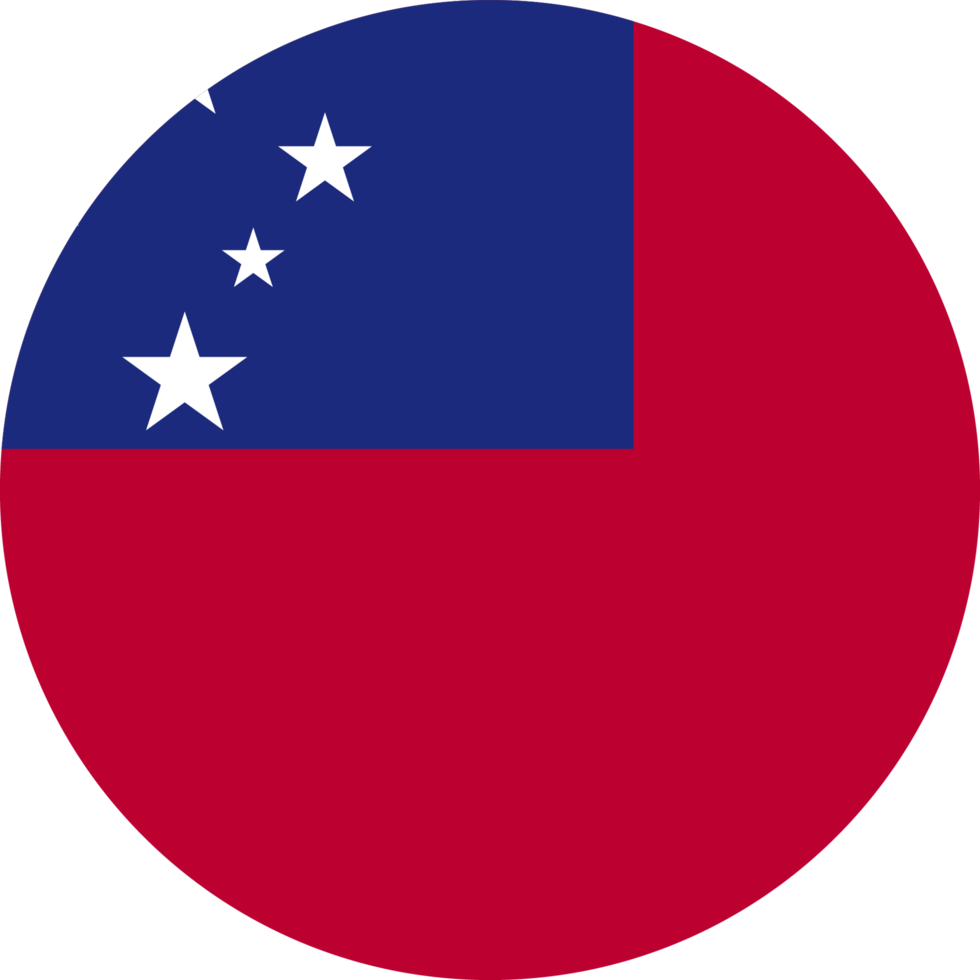 Circle flag of Samoa. png