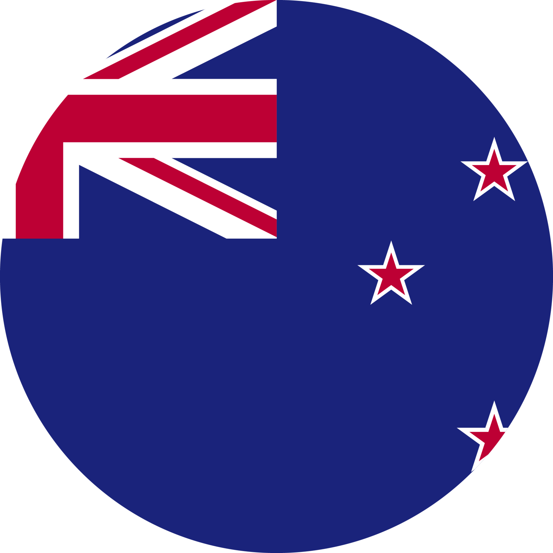 Circle flag of New Zealand. 11571359 PNG