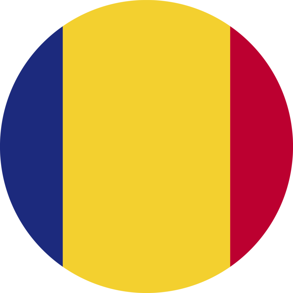 Circle flag of Chad. png