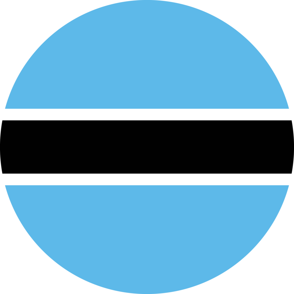 Circle flag of Botswana. png