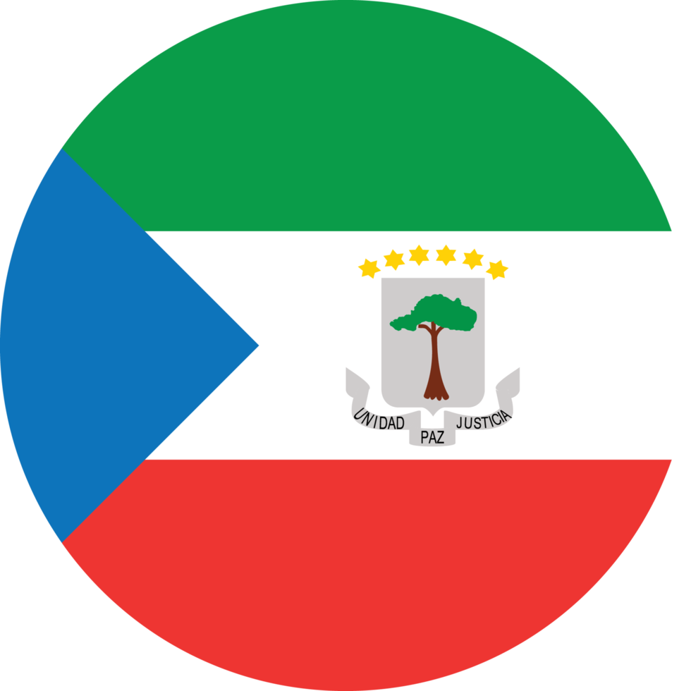 Circle flag of Equatorial Guinea. png