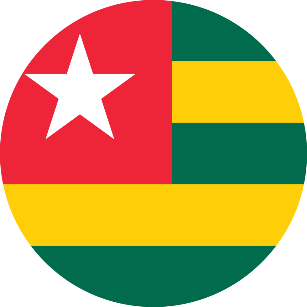 Circle flag of Togo. png