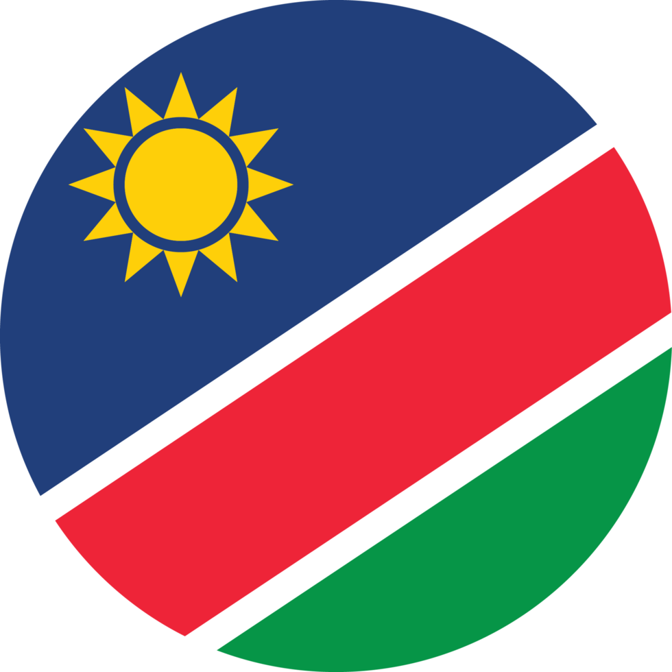 Circle flag of Namibia. png