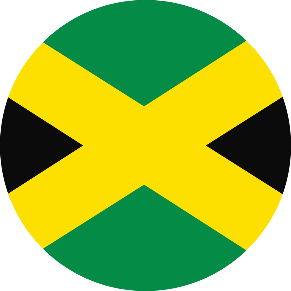 bandeira de círculo da jamaica. png