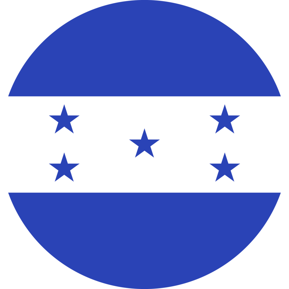 bandeira de círculo de honduras. png