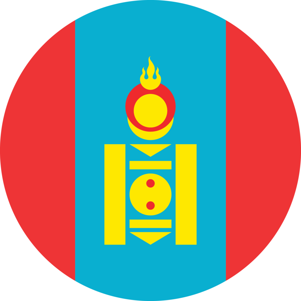 Circle flag of Mongolia. png