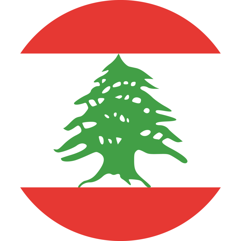 Circle flag of Lebanon. png