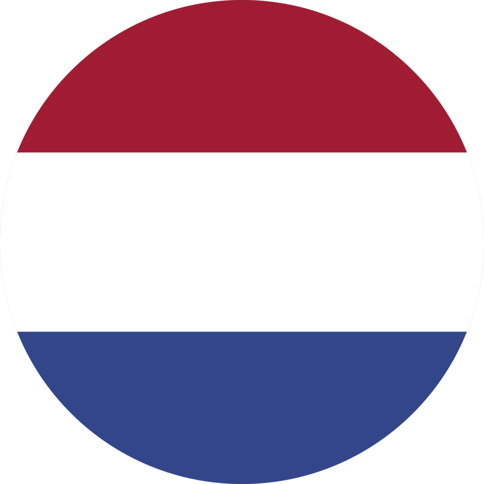 Circle flag of Netherlands. png