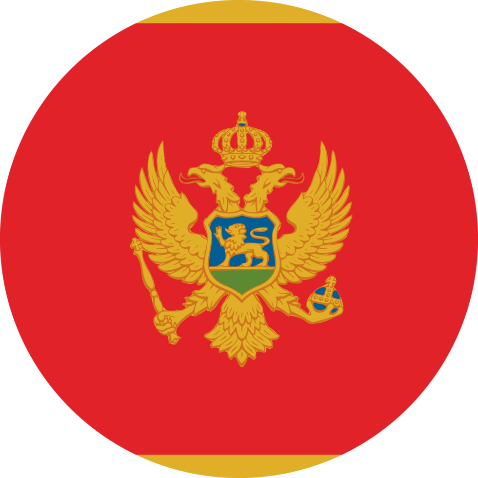 Circle flag of Montenegro. png