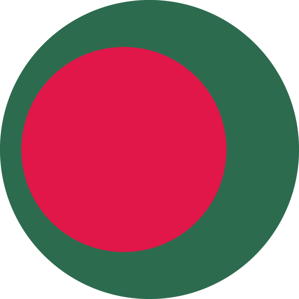 Circle flag of Bangladesh. png
