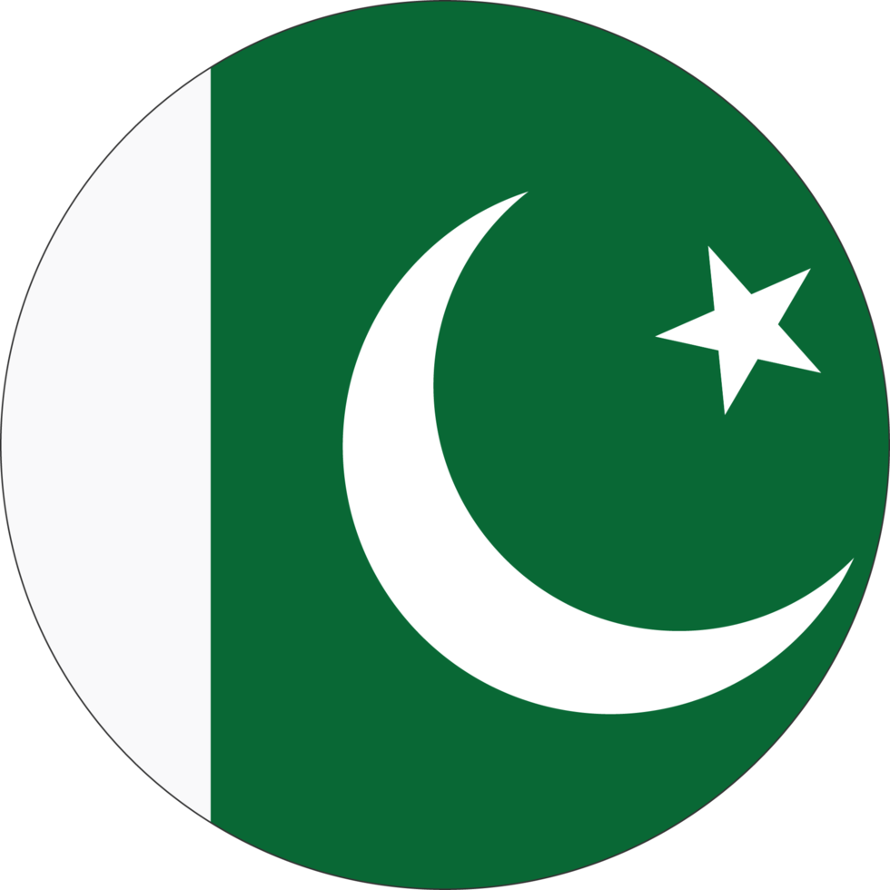 cirkel flagga av pakistan. png