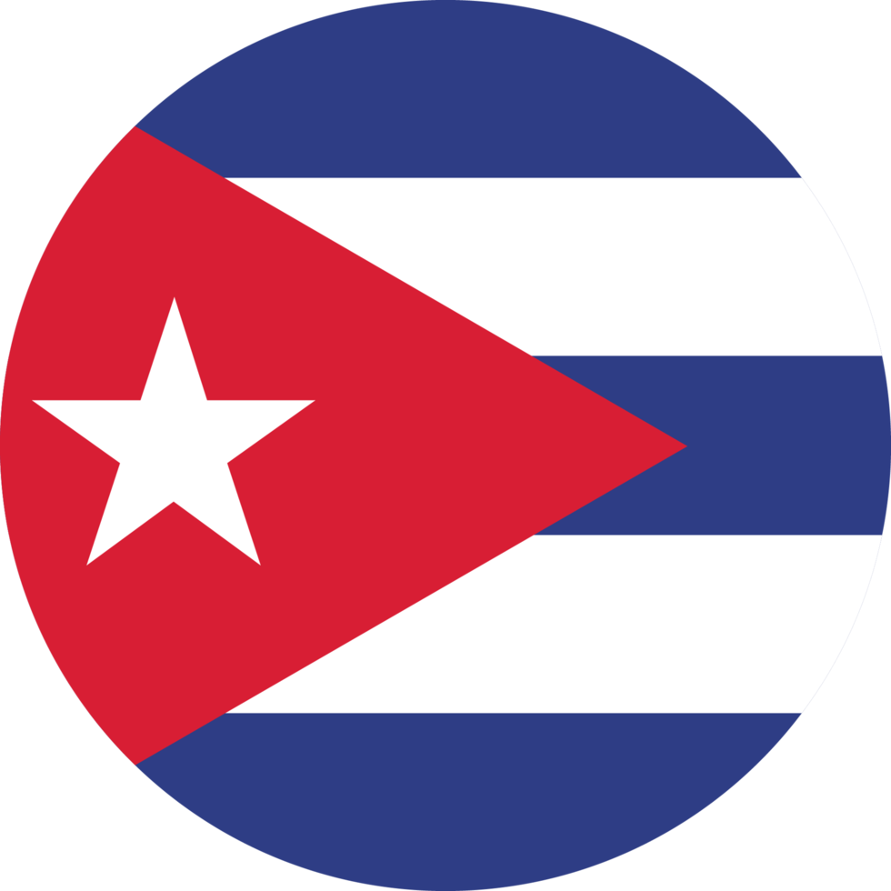 Circle flag of Cuba. png