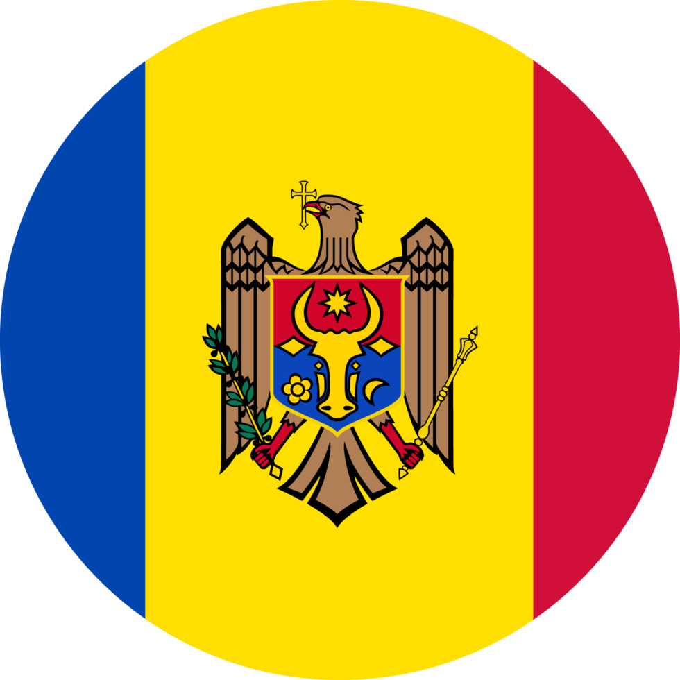 Circle flag of Moldova. png