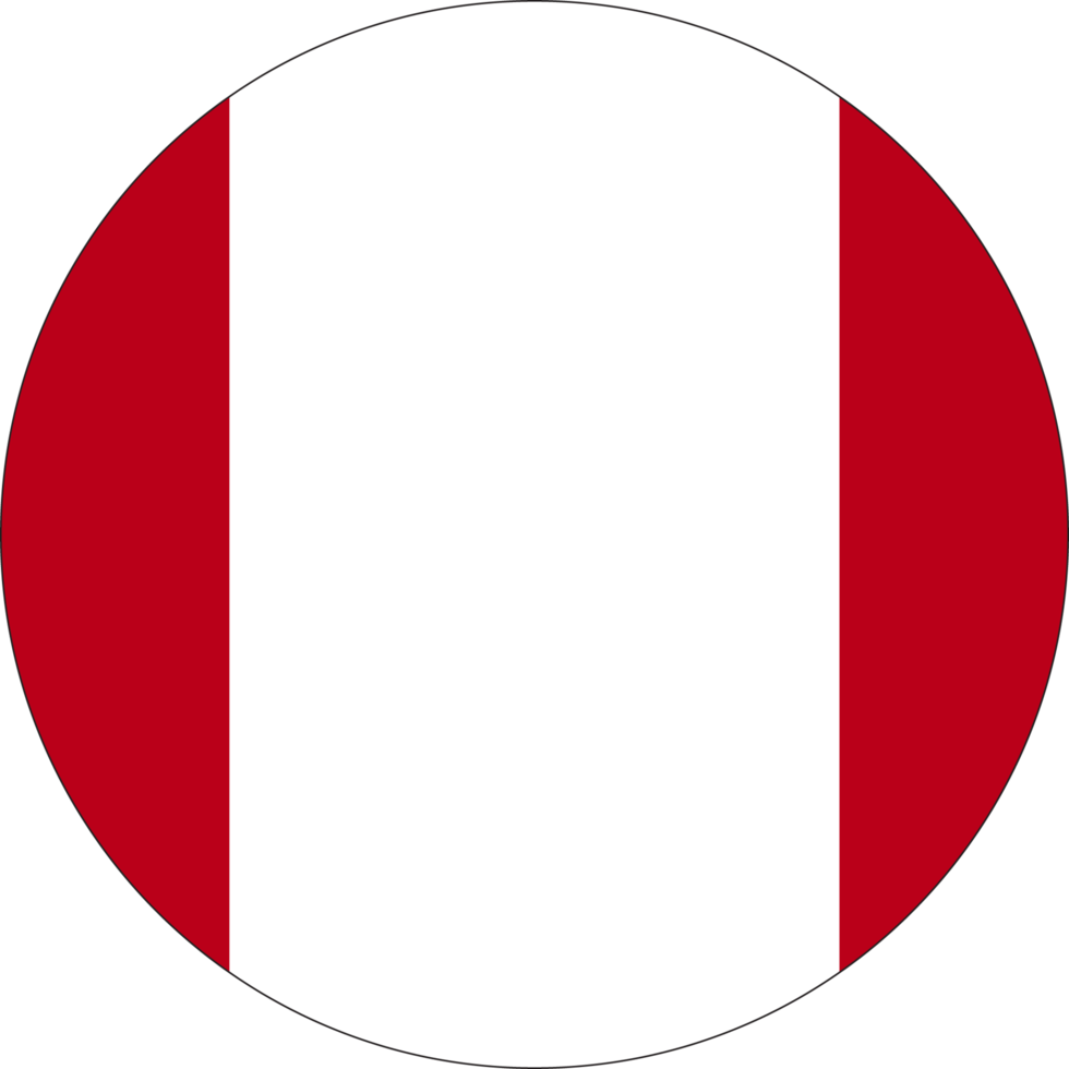 bandera circular de Perú. png