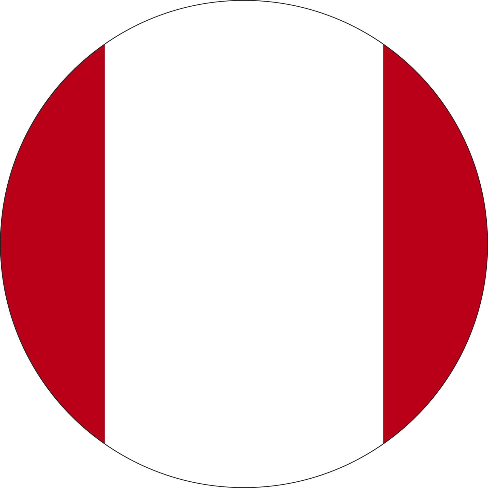 Bandera Circular De Perú 11571527 Png