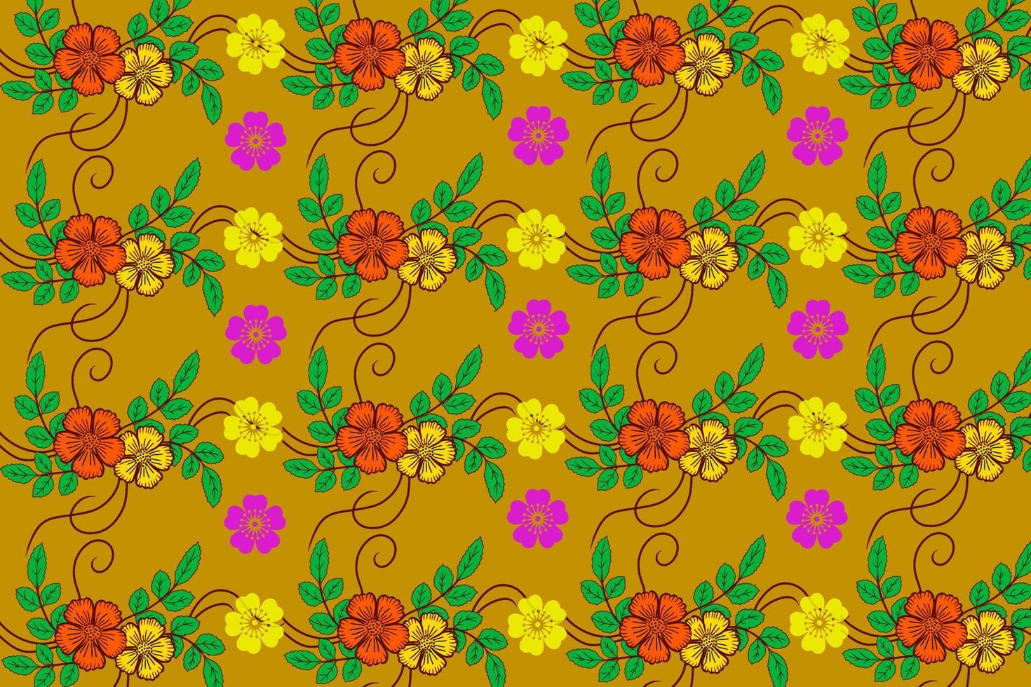 flower illustration pattern vector